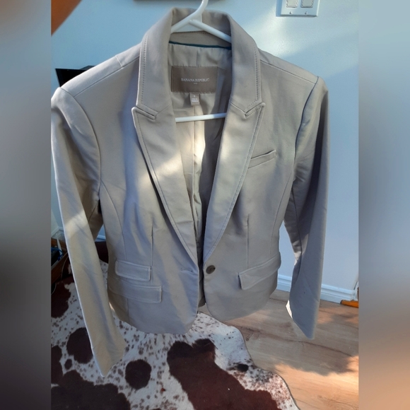 Banana Republic Blazer, beige size 2 - Picture 1 of 2